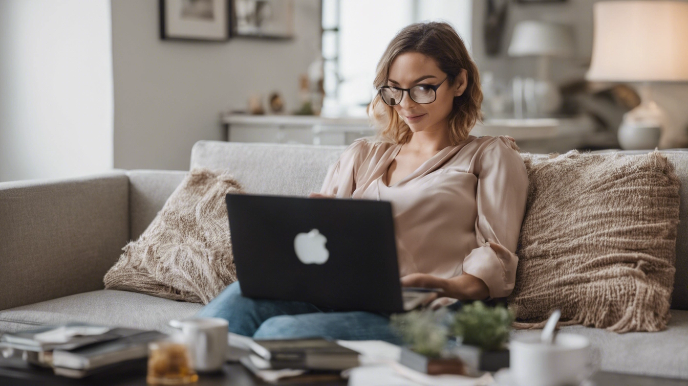 Woman with Laptop